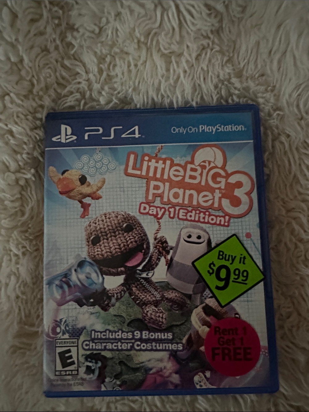 Sony PS4 LittleBigPlanet 3 Day 1 Edition - Blue Case